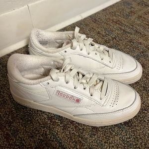 Men’s 4.5/Women’s 6.5 Reebok White & Pink Club C 85 Shoes PacSun Exclusive